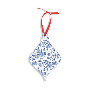 Blue Floral Ornament #ACOR-ORN-BLUFLR