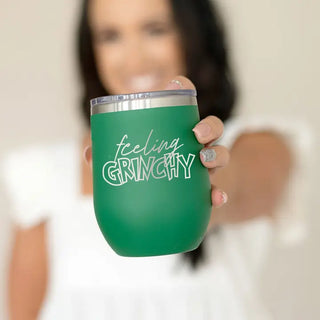 Feeling Grinchy Green 12oz Tumbler #TWB12-GRINCH23-GRN