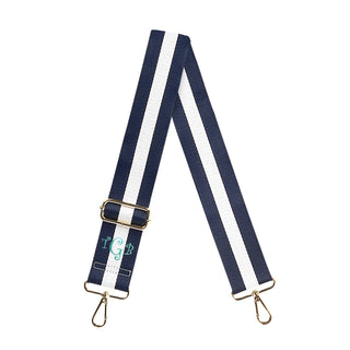 Navy Stripe Crossbody  Strap