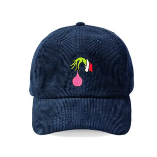 Grinchmas Corduroy Cap #M193VL-CORD-GMAS24