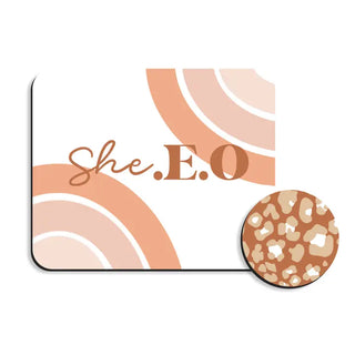 Natural SheEO Desk Set #SDESK-NSHEO-DUSTLPRD