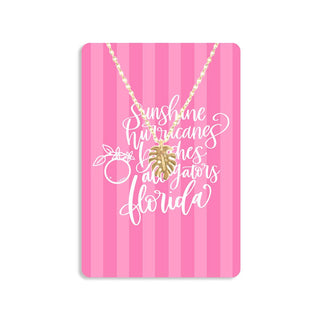 Florida Beaches Keepsake Card #VLJC-1520GD-FLBEACH