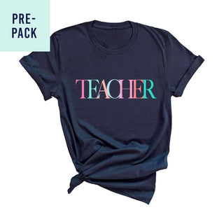 Teacher Navy T-Shirt 9 pc Set #PACK-NAVY-TEACH23