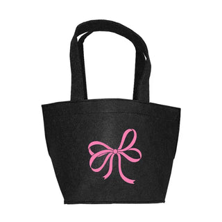Bow Felt Easter Tote #M959VL-BLK-BOW24