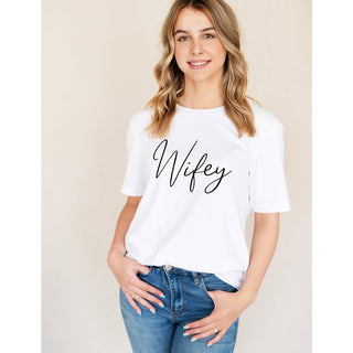 Wifey T-Shirt #HPTS-WHT-WIFEY