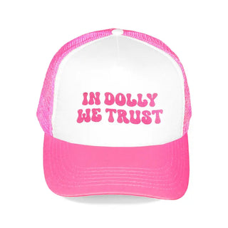 In Dolly We Trust Trucker Hat #M197VL-DOL