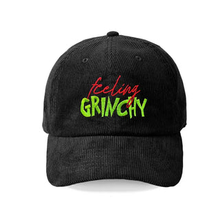 Feeling Grinchy Corduroy Cap #M193VL-BLKCORD-GRINCH23