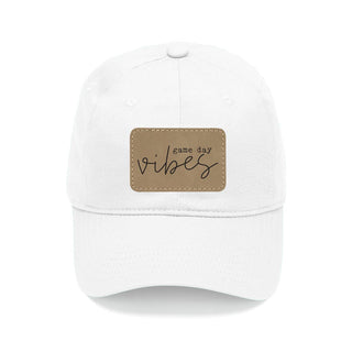 Tan Game Day Vibes Patch Cap #L190-WHT-P101-VIBE