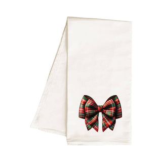 Tartan Bow Hand Towel #HPHT-HTTNBOW
