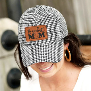 Baseball Mom Patch Cap #L190-P102-BASEMOM