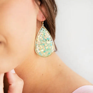 Mint Sparkle & Shine Earrings #VLJE2855-MINT