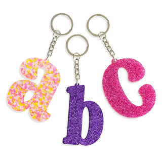 All That Glitters Single Initial Keychain 14 pc Set #LPACK-ACK-GLT24-SI