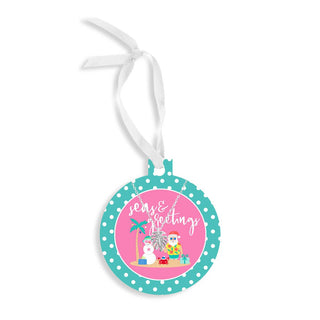 Seas and Greetings Keepsake Ornament #SO-RD-1520SV-SEAS