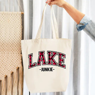 Buffalo Check Lake Junkie Canvas Tote #HPT2518-BCHLAKEJ