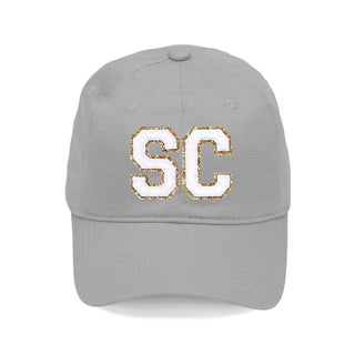 Creme SC Varsity Letter Grey Cap #L192-GREY-PCRMSC