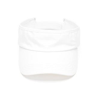 White Visor #M195VL-WHT