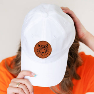 Tiger Cap #L190-WHT-P302-TIGER