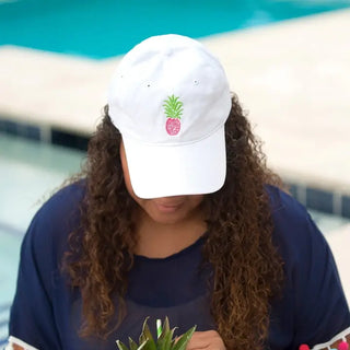 Pink Pineapple Cap #M190VL-PINE