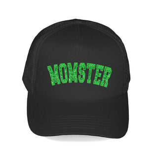 Momster Black Trucker Hat #L197-BLK-SMMOMSTER24