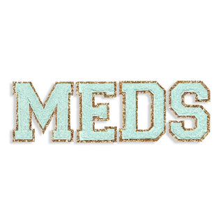 Meds Mint Varsity Letter Patches #PPACK-MEDS