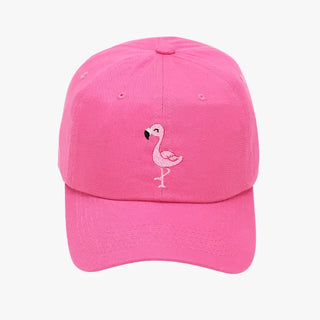 Flamingo Embroidered Cap #M190VL-AQ-FLAM23