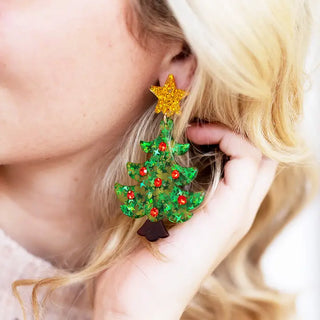 Holly Jolly Earrings #VLJE1240-TREE
