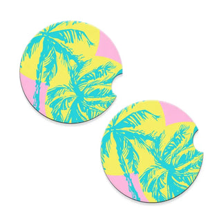 Islands in the Sun Car Coaster 2 pc Set #SPACK-CC132-ISLAND