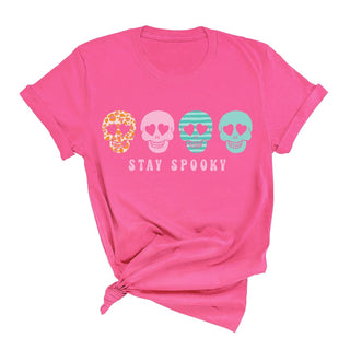 Skull Stay Spooky T-Shirt #HPTS-NAVYSM-STSP23