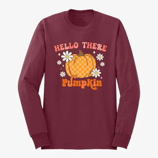 Hello There Pumpkin Long Sleeve Shirt #HPLS-GAR-HPUM24