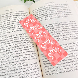 Wavy Bow Bookmark #SBM527-WAVE