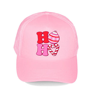 Ho Ho Light Pink Trucker Hat #L197-LTPK-SMHOHO