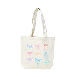 Darling Bow Canvas Tote #HPT2515-DARBOW