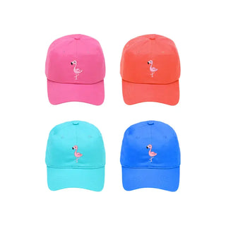 Flamingo Embroidered Cap #M190VL-AQ-FLAM23