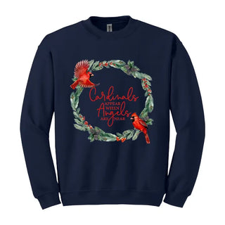 Angels are Near Cardinal Sweatshirt #HPSW-ANG23