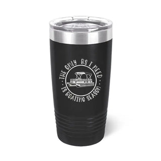 Boating Season 20oz Tumbler #TWB20-BS25-BLK