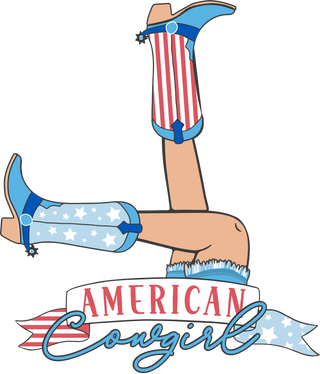 American Cowgirl Transfer Large #ACG24