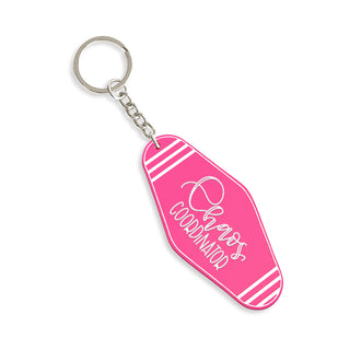 Chaos Coordinator Keychain #ACK-HOTEL-CHAOS-HTPKWHT