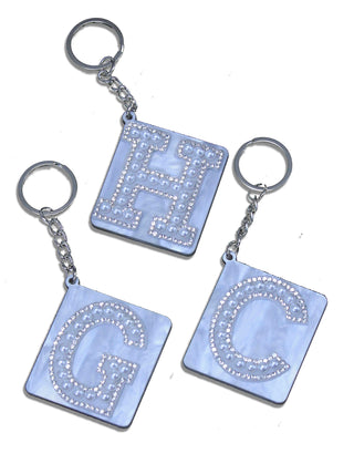 Acrylic Pearl Letter Keychain #ACK-LETTER-PEARL