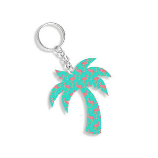 Tropical Palm Tree Acrylic Keychains #ACK-PALM