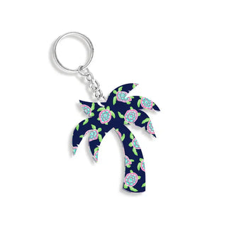 Tropical Palm Tree Acrylic Keychains #ACK-PALM