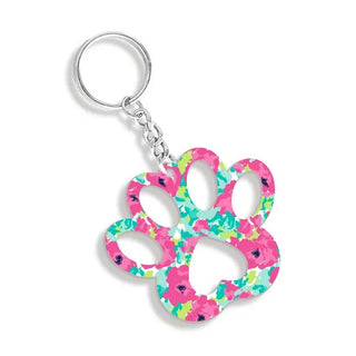 Dog Lovers Dog Paw Acrylic Keychains #ACK-PAW