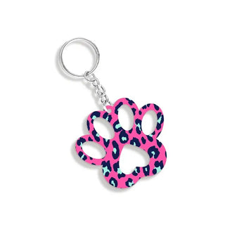 Dog Lovers Dog Paw Acrylic Keychains #ACK-PAW
