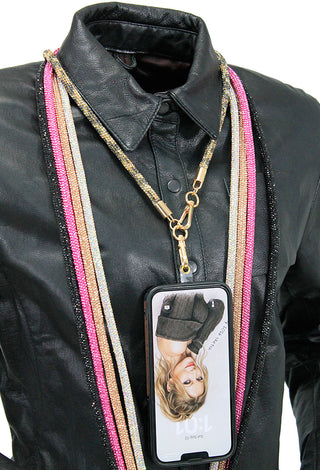Bling Crystal Crossbody Replacement Strap & Phone Lanyard #ACRY5707