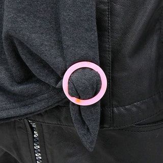 Pink Marble Shirt Clips & Scarf Clips Set | Viv&Lou® Set of 4 pc #ACSR4-PKMARB