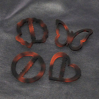 Tortoise Shell Shirt Clips & Scarf Clips Set | Viv&Lou® Set of 4 pc #ACSR4-TORTOISE