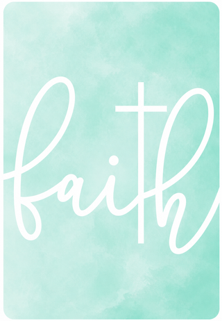 Gold Faith Magnetic Keepsake Card #HPM-FAITH