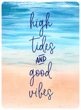 High Tides Magnetic Keepsake Card #HPM-TIDES
