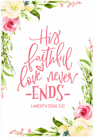 His Faithful Love Magnetic Keepsake Card #HPM-FAITHFUL