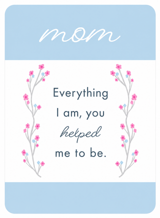 Everything I Am Mom Magnetic Keepsake Card #HPM-EVERYMOM