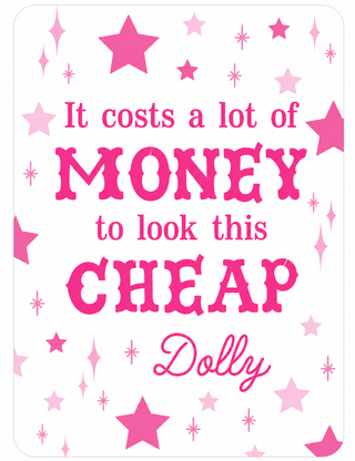 Costs a Lot of Money Magnetic Keepsake Card #HPM-CHEAP